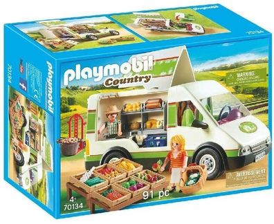 Playmobil Country 70134 Hofladen-Fahrzeug Figuren Spielzeug Spielset 91 Teile