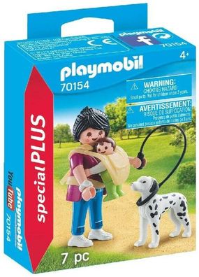 Playmobil Special Plus 70154 Mama Baby Hund Figuren Spielzeug Spielset 7 Teile