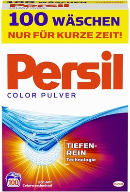 Persil Color Pulver Waschmittel Waschpulver Waschmaschine 100 Waschladungen