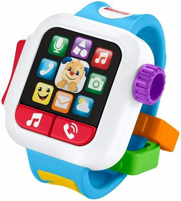Fisher-Price GNK88 Lernspaß Smart Watch Musik Spielzeug Motorik ab 6 Monaten