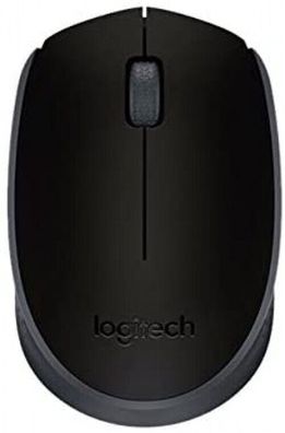 Logitech M171 Kabellose Maus 2.4 GHz USB Optisch 3 Tasten Windows PC Mac schwarz