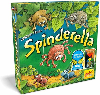 Zoch 601105077 Spinderella 3D Kinderspiel Wettlaufspiel 2-4 Spieler ab 6 Jahren