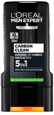L'Oréal Men Expert Carbon Clean Duschgel Herren Männer Pflege 2 x 300 ml