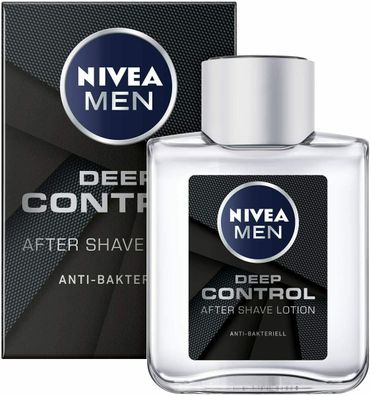 NIVEA MEN Deep Control After Shave Lotion Herren Männer Pflege Rasur 3 x 100 ml