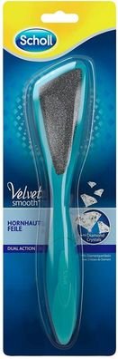 Scholl Velvet Smooth Hornhautfeile Diamantpartikel grobe feine Seite Fußpflege