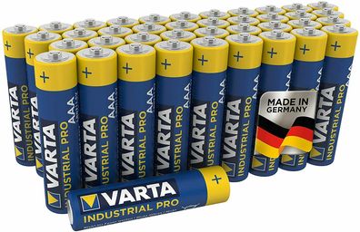 VARTA Industrial Pro Batterie AAA Micro Alkaline LR03 Einweg 40er Pack