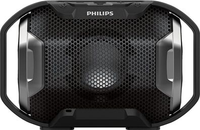 Philips SB300B/00 tragbarer Shoqbox Lautsprecher Bluetooth wasserfest Licht