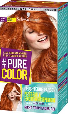 Schwarzkopf Pure Color Coloration 7.7 Roter Ingwer Stufe 3 143 ml 1er Pack