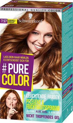 Schwarzkopf Pure Color Coloration 7.57 Karamell-Krokant Stufe 3 143 ml 1er Pack