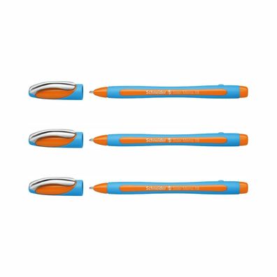 Kugelschreiber Schneider Slider Memo XB - 3er-Set Orange