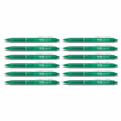 Pilot Frixion Clicker Tintenroller 0.7 grün 12er-Set