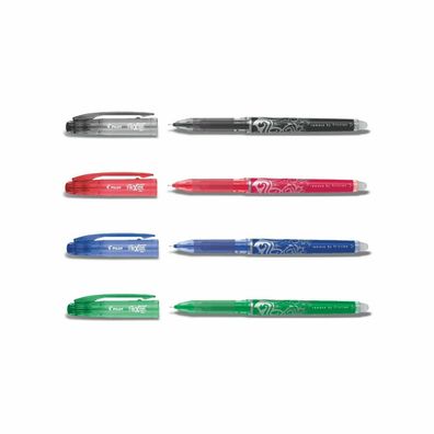 Frixion Point 0.5 Tintenroller - 4er-Set schwarz, rot, blau, grün