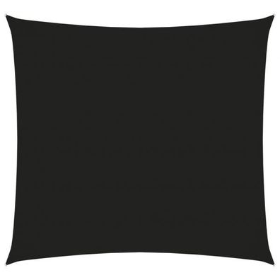 Sonnensegel Oxford Gewebe Quadratisch 3,6x3,6 m Schwarz