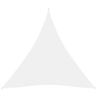 Sonnensegel Oxford-Gewebe Dreieckig 3,6x3,6x3,6 m Weiß