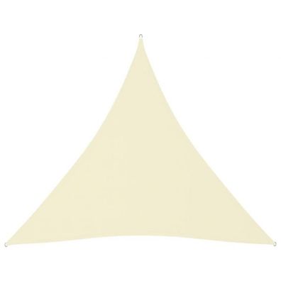 Sonnensegel Oxford-Gewebe Dreieckig 3x3x3 m Creme