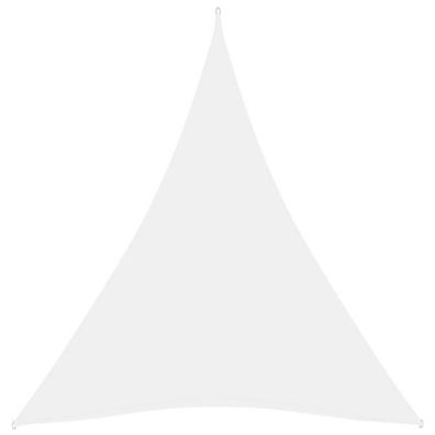 Sonnensegel Oxford-Gewebe Dreieckig 3x4x4 m Weiß