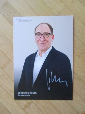 Österreich Bundesminister Die Grünen Johannes Rauch - handsigniertes Autogramm!!!