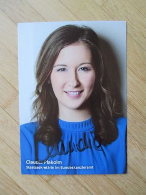 Österreich ÖVP Staatssekretärin Claudia Plakolm - handsigniertes Autogramm!!!