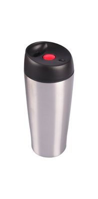 Edelstahl Thermobecher 0,4L mit Druckknopf Reisebecher Trinkbecher Kaffeebecher
