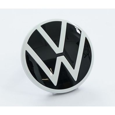 Original VW Zeichen Emblem ID.4 ID.5 Heckklappe Logo weiß/ schwarz 11A853630AWA