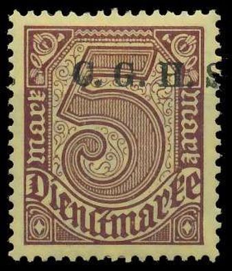Oberschlesien DIENST Nr 20cIII ungebraucht X4D6646