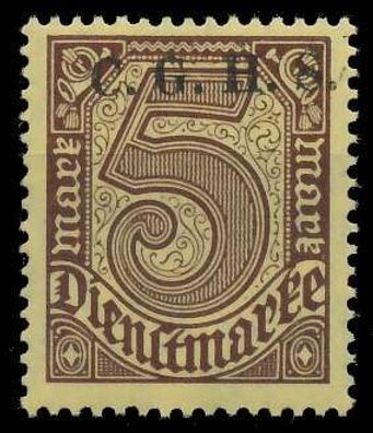Oberschlesien DIENST Nr 20aIII postfrisch X4D6642