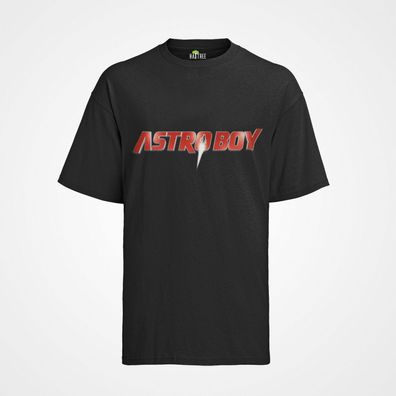 Retro Herren Bio T-Shirt Astro Boy Anime Comic Astroboy Videospiel New Oldschool