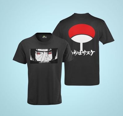 Bio Herren T-Shirt New Naruto Shippuden Itachi Sasuke Ushia sharingan Anime