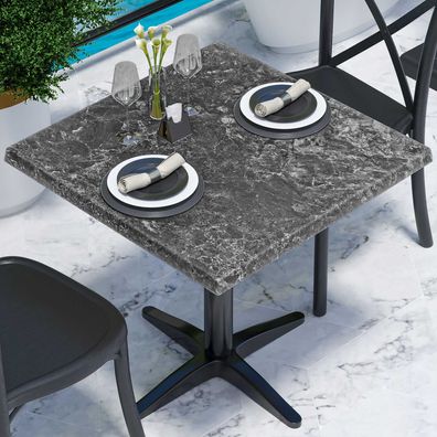 WERZA | Werzalit Tischplatte | 60x60cm | Felsen | Topalit Tischplatte