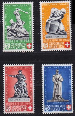 Schweiz Switzerland [1940] MiNr 0364-67 ( * */ mnh ) Pro Patria