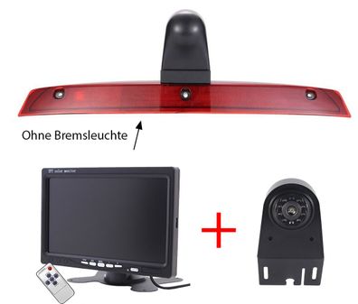 Rückfahrkamera Mercedes Benz Viano Vito W639 3. Bremsleuchte Kamera 7" Monitor