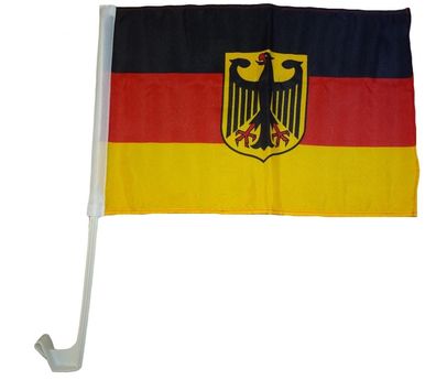 Autoflagge Deutschland Adler 30 x 40 cm Auto Flagge Fahne Autofahne Fensterflagge Fan