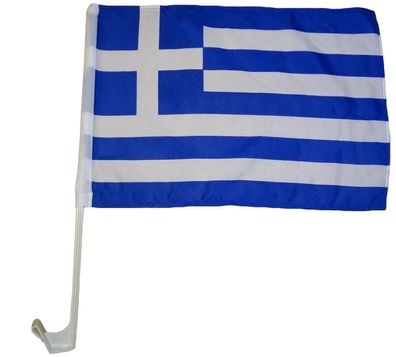 Autoflagge Griechenland 30 x 40 cm Auto Flagge Fahne Autofahne Fensterflagge Fanfahne