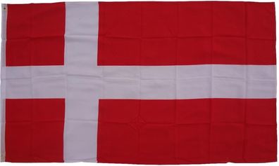 Flagge Dänemark 90 x 150 cm Fahne mit 2 Ösen 100g/ m² Stoffgewicht Hissflagge für