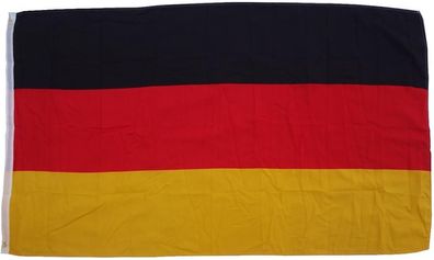 Flagge Deutschland 90 x 150 cm Fahne mit 2 Ösen 100g/ m² Stoffgewicht Hissflagge Mas