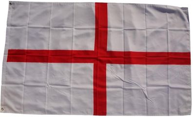 Flagge England 90 x 150 cm Fahne mit 2 Ösen 100g/ m² Stoffgewicht Hissflagge für Ma