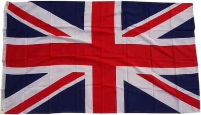 XXL Flagge Grossbritannien / Union Jack 250 x 150 cm Fahne mit 3 Ösen 100g/ m² Stoff