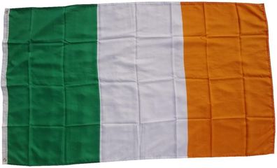 XXL Flagge Irland 250 x 150 cm Fahne mit 3 Ösen 100g/ m² Stoffgewicht Hissflagge His
