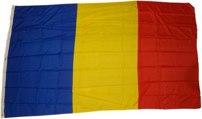 XXL Flagge Rumänien 250 x 150 cm Fahne mit 3 Ösen 100g/ m² Stoffgewicht Hissflagge