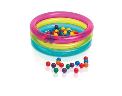 Intex 58924NP 3-Ring Baby Pool Sunset Glow - Baby Planschbecken