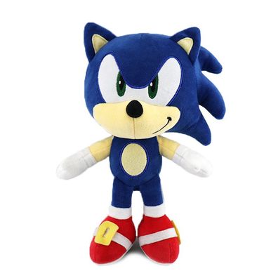 25cm Anime Plüschtier Sonic the Hedgehog Sonic Plüschpuppe für Kinder Blau
