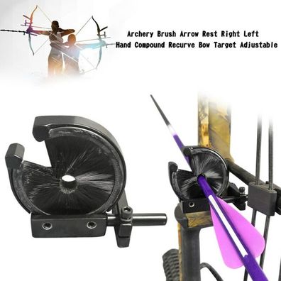 Archery Brush Pfeilauflage Rh Lf Hand Compound Recurve Bow Target Adjustable De