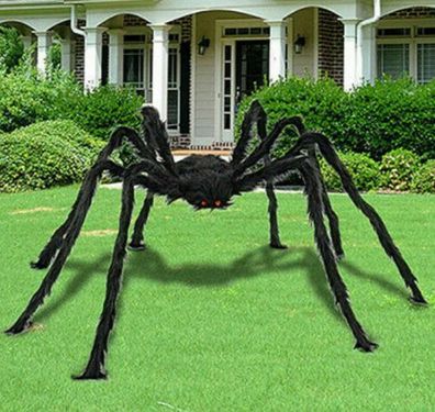 200Cm Riesen Spinne Tarantula Plusch Schwarz Halloween Deko Geisterhaus Horror B