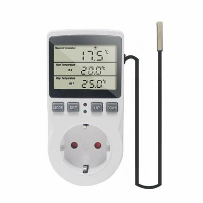 Temperaturregler Steckdose Digital Steckdosenthermostat Thermostat Eu Stecker B