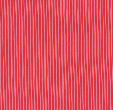 Westfalenstoffe Junge Linie rot rosa gestreift 25cm x 150cm Öko Tex