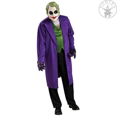 The Joker 4-tlg. Classic Maske, Jacke mit Hemd, Krawatte, Weste XL