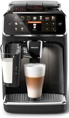 Philips 5400 Serie EP5447/90 Kaffeevollautomat, 12 Kaffeespezialitäten Schwarz