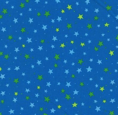 Westfalenstoffe Junge Linie blau Sterne 25cm x 150cm KBA Junge Linie
