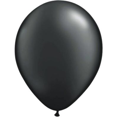 Luftballons schwarz matt 10 stk 30 cm