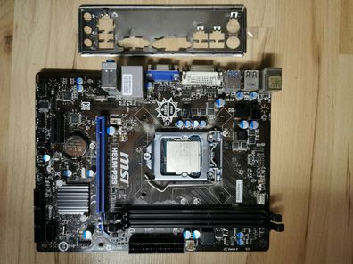 Intel Core i7-4790 - 3,6 GHz Quad-Core Prozessor + MSI H81M-P33 Mainboard